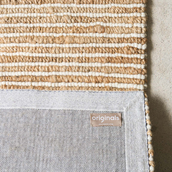 Miri Wool & Hemp Runner | Natural