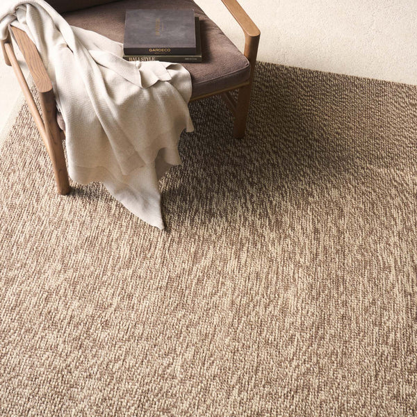 Sahara Wool & Cotton Rug | Melange Brown