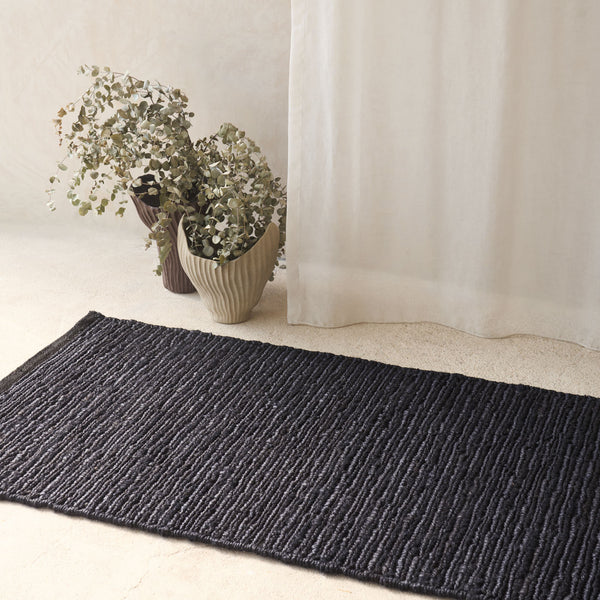 Custom Sumak Jute Rug | Black - Originals Furniture