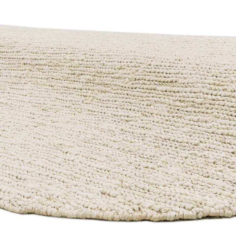 Sumak Jute Rug | Round - Sand