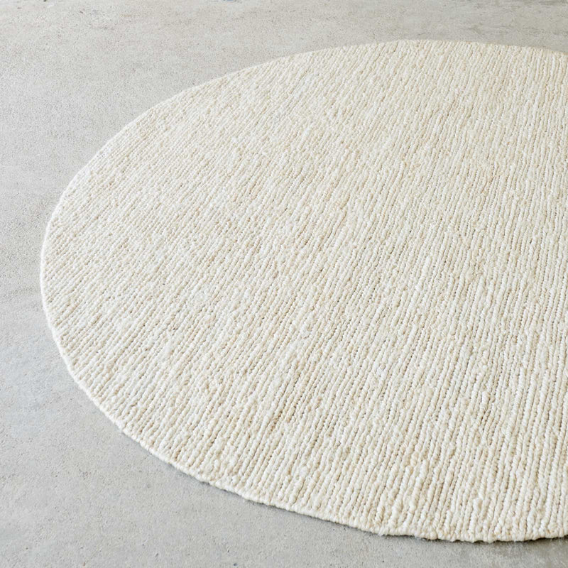 Sumak Jute Rug | Round - Sand