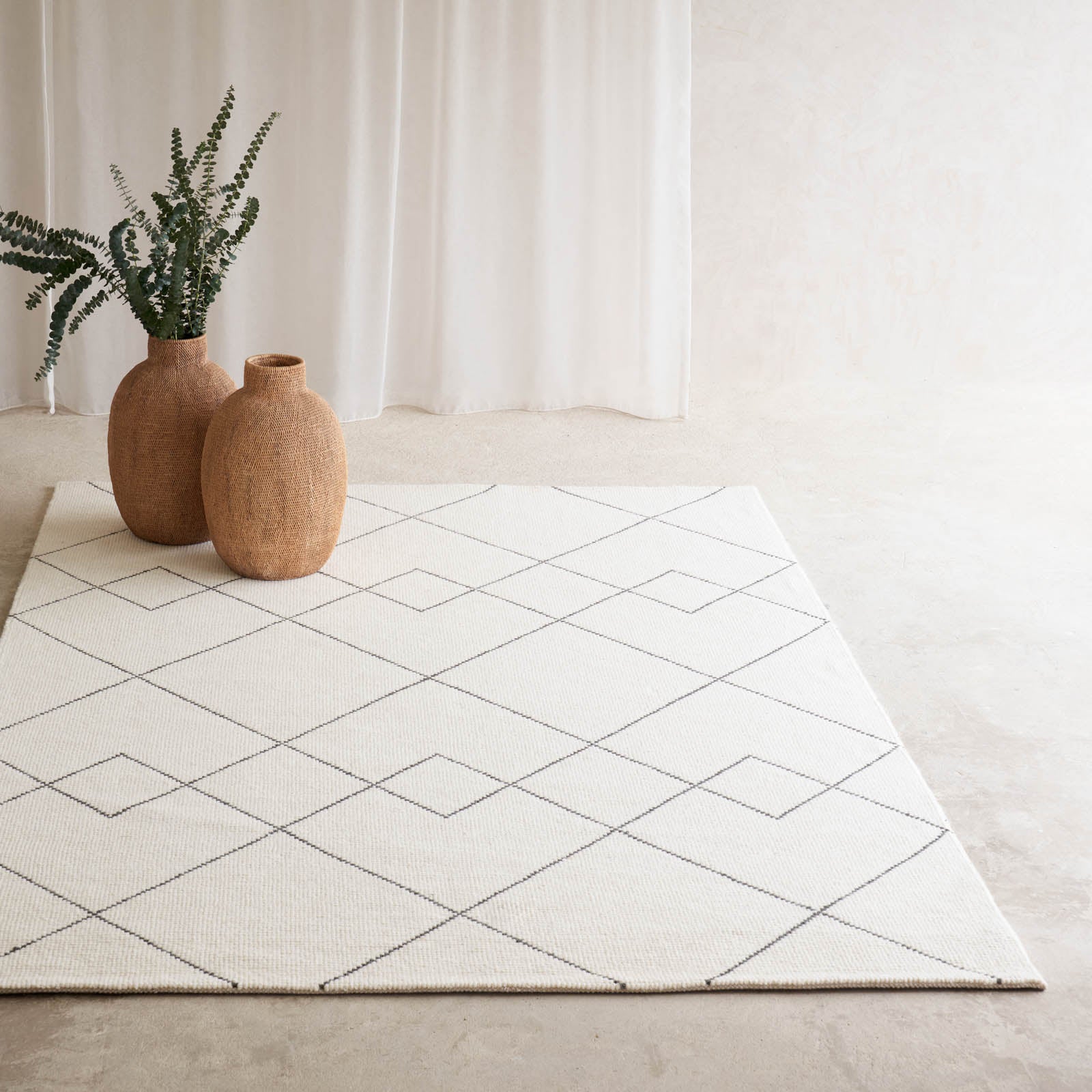 Kashbar Rug Kasbah Wool Rug | Natural – Originals Furniture