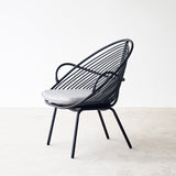 Rocco Outdoor Lazy Chair | Black (82cm)