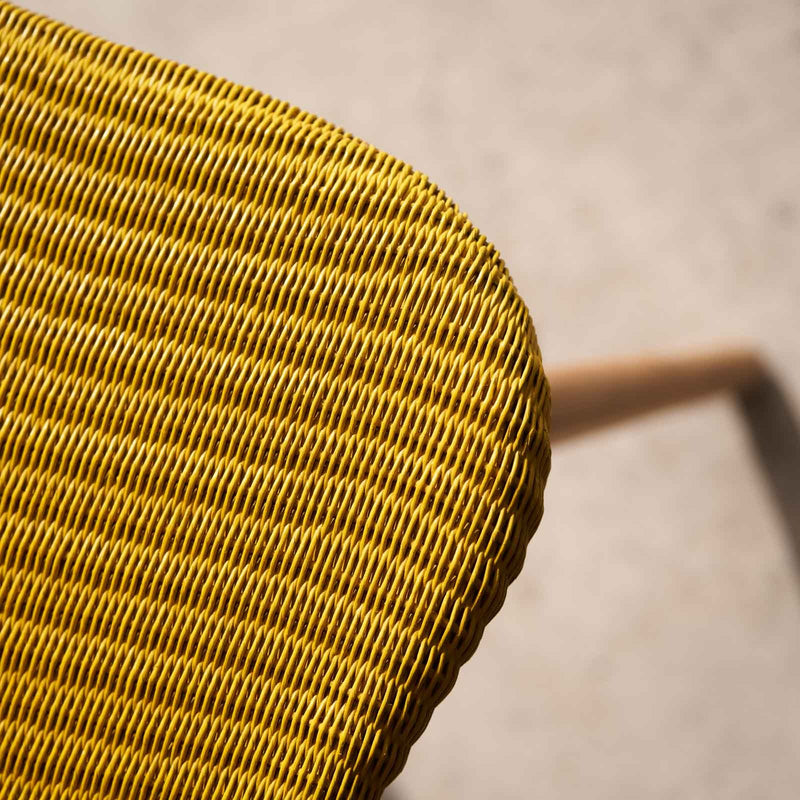 Lily Dining Chair | Teak - Yellow