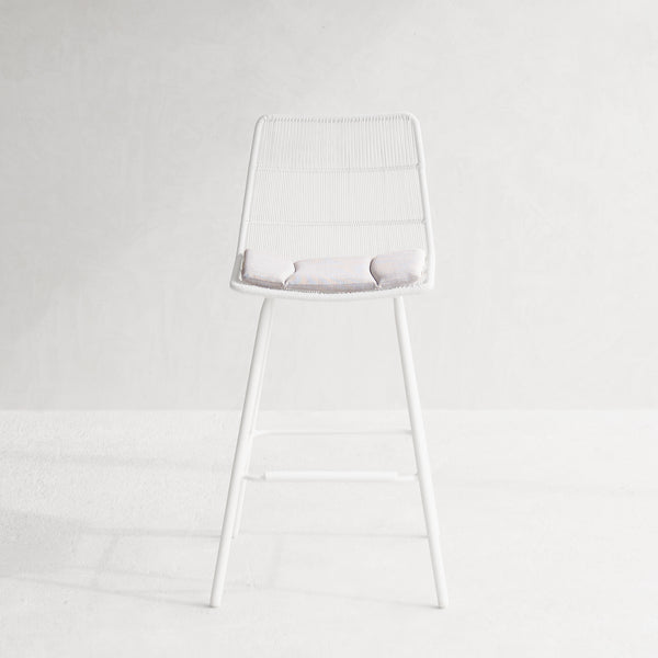 Rose Outdoor Counter Stool Seat Cushion | Light Grey - Originals Furniture