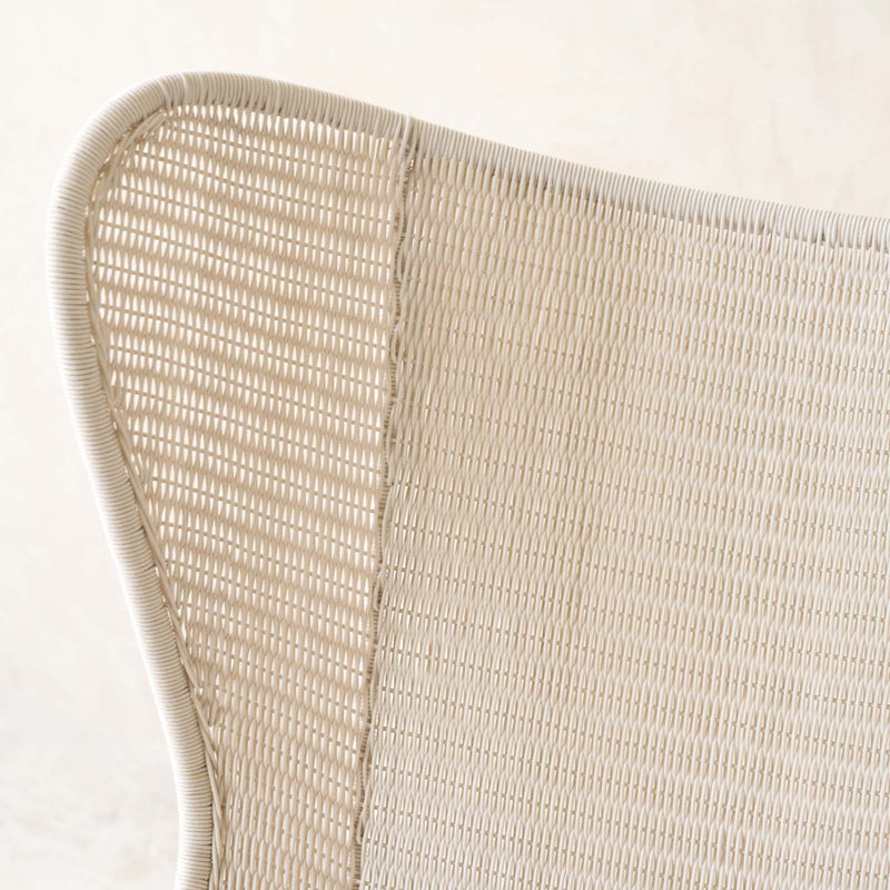 Swing Wing Chair | Chalk with Clay Cushion