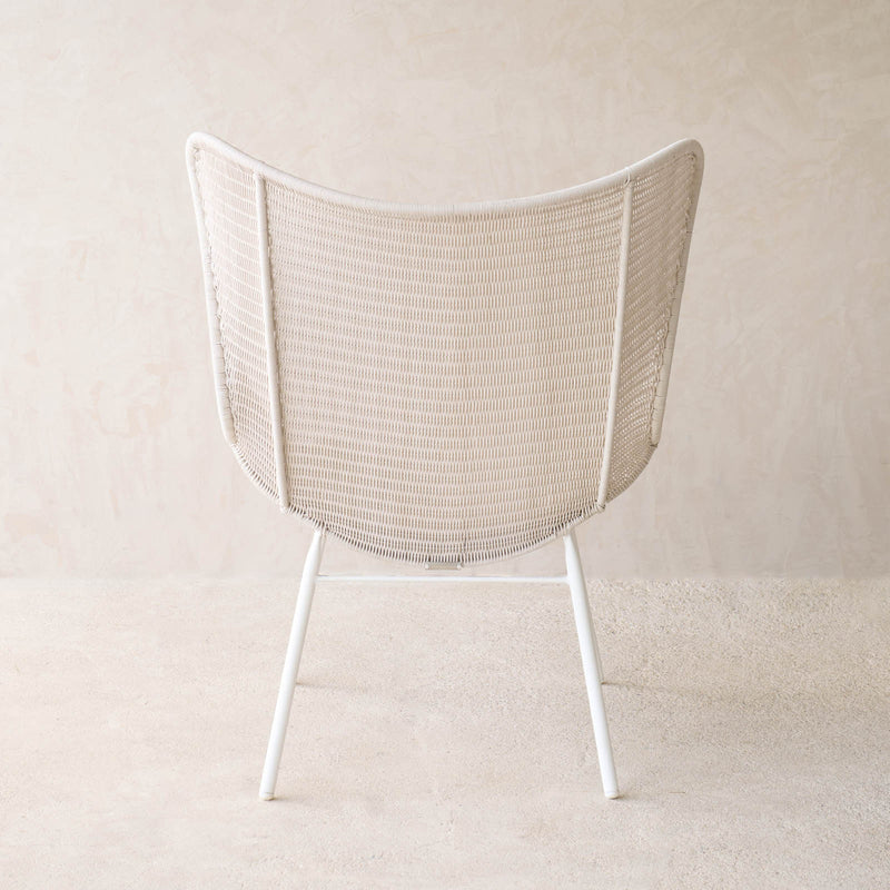 Swing Wing Chair | Chalk with Clay Cushion