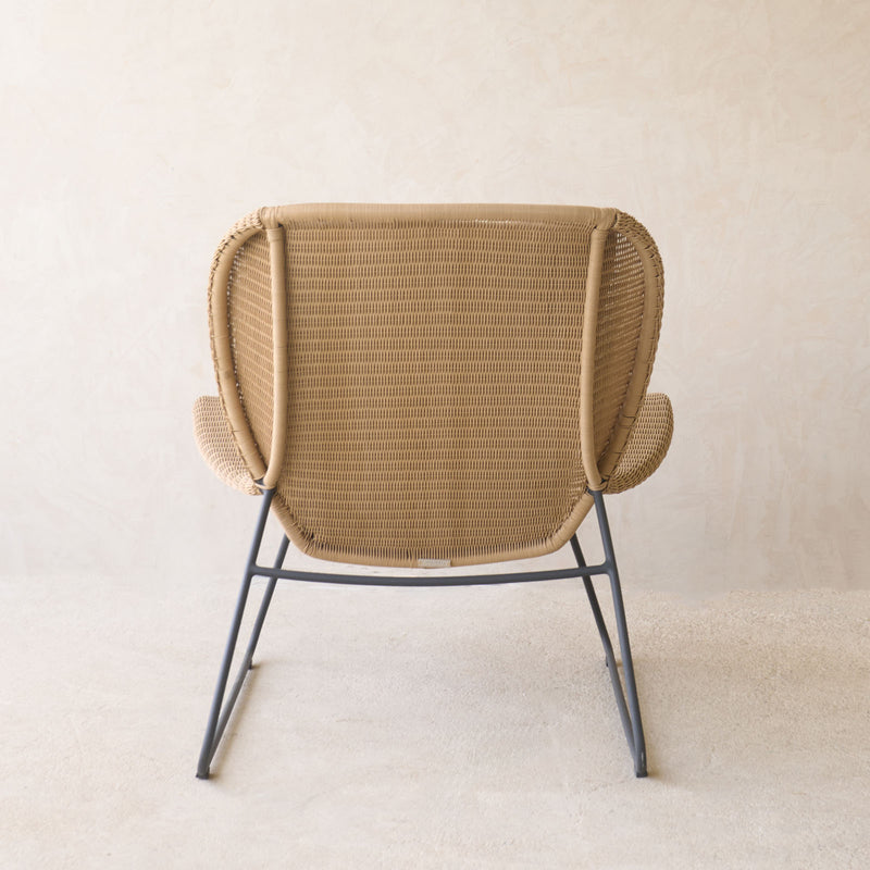 Vista Lounge Chair | Ginger/Graphite Frame with Sesame Cushions
