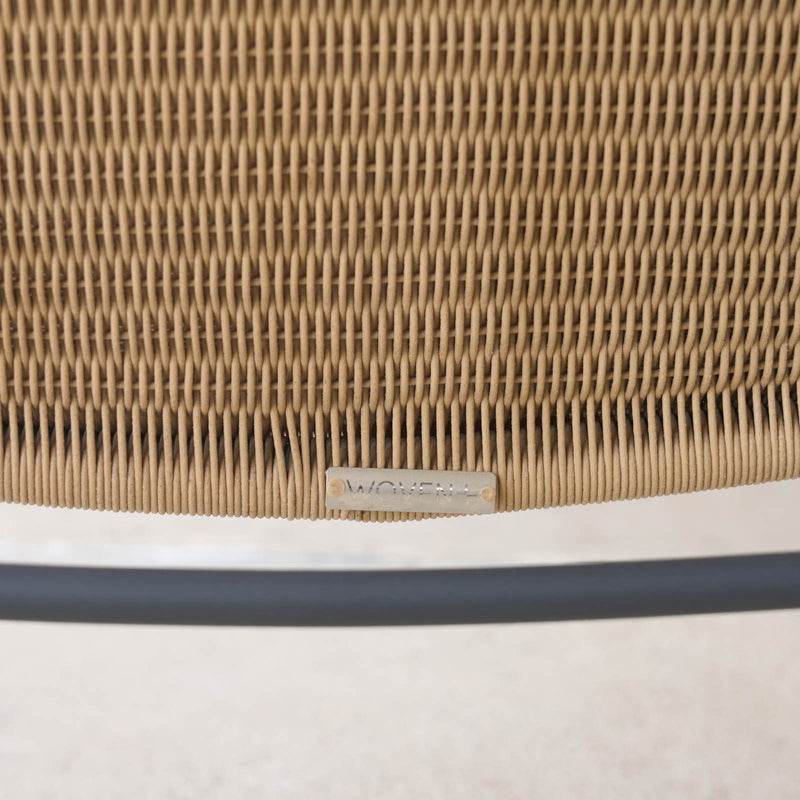 Vista Lounge Chair | Ginger/Graphite Frame with Sesame Cushions