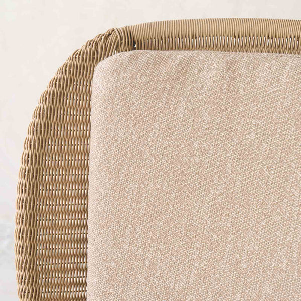 Vista Lounge Chair | Ginger/Graphite Frame with Sesame Cushions