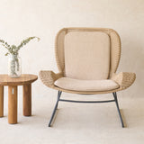 Vista Lounge Chair | Ginger/Graphite Frame with Sesame Cushions
