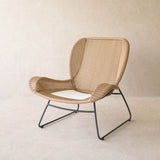 Vista Lounge Chair | Ginger/Graphite Frame with Sesame Cushions