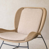 Vista Lounge Chair | Ginger/Graphite Frame with Sesame Cushions