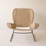 Vista Lounge Chair | Ginger/Graphite Frame with Sesame Cushions