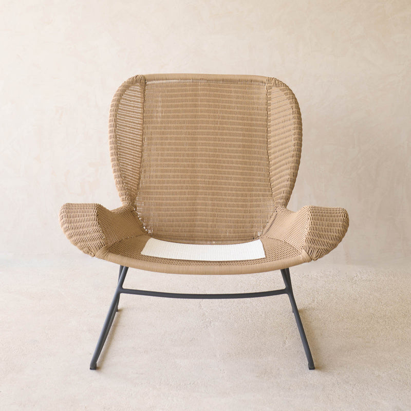 Vista Lounge Chair | Ginger/Graphite Frame with Sesame Cushions