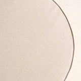 Irena Outdoor Pouf | Large - Ivory (77cm)