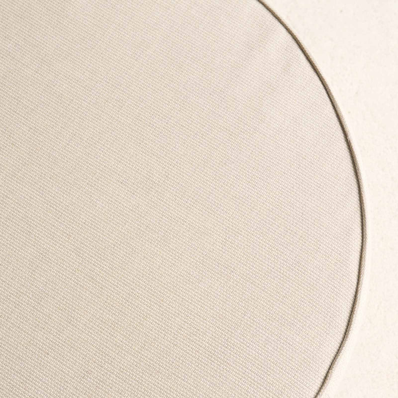 Irena Outdoor Pouf | Large - Ivory (77cm)
