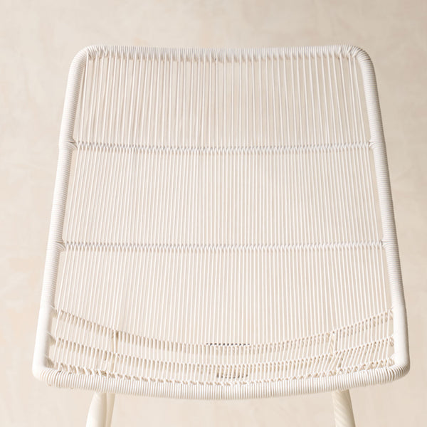 Rose Outdoor Counter Stool | Chalk