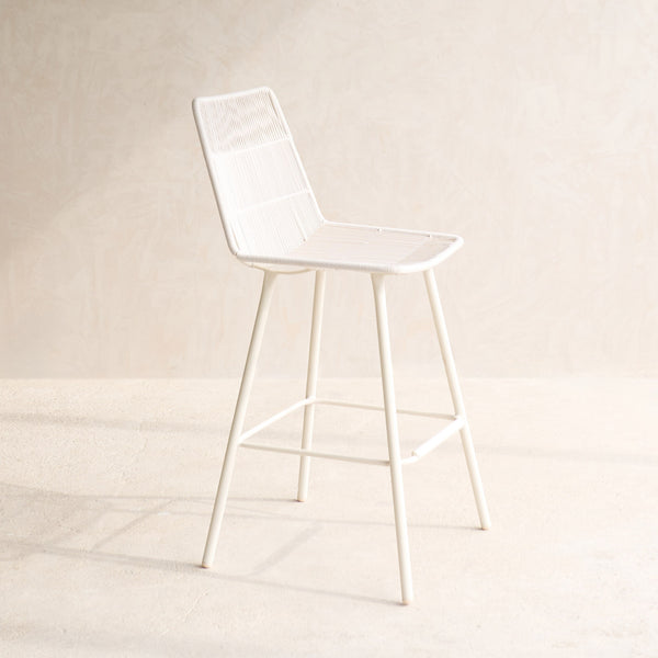 Rose Outdoor Counter Stool | Chalk