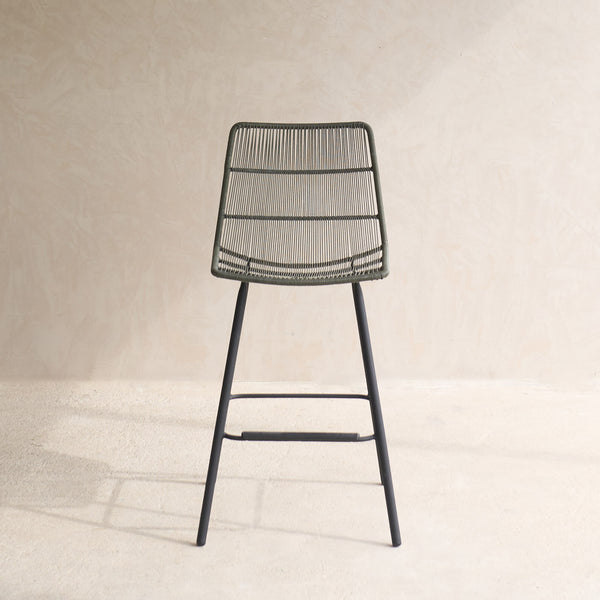Rose Outdoor Counter Stool | Moss