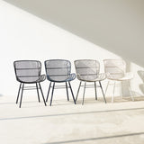 Rose Outdoor Dining Chair | Chalk