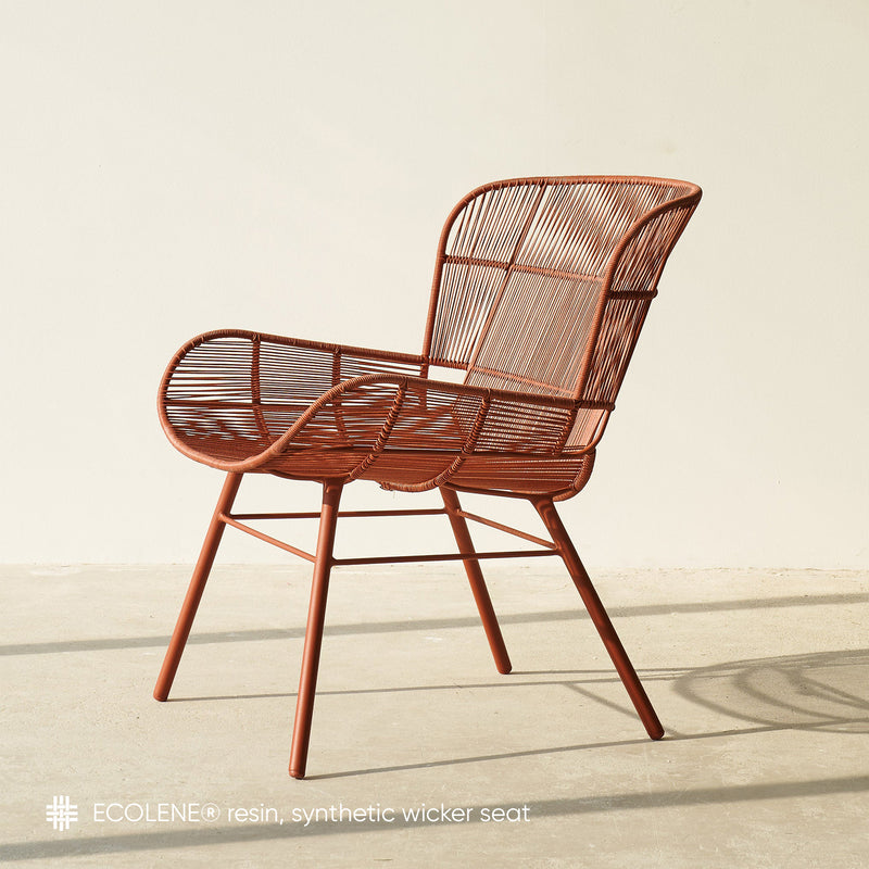 Rose Outdoor Lounge Chair | Coral