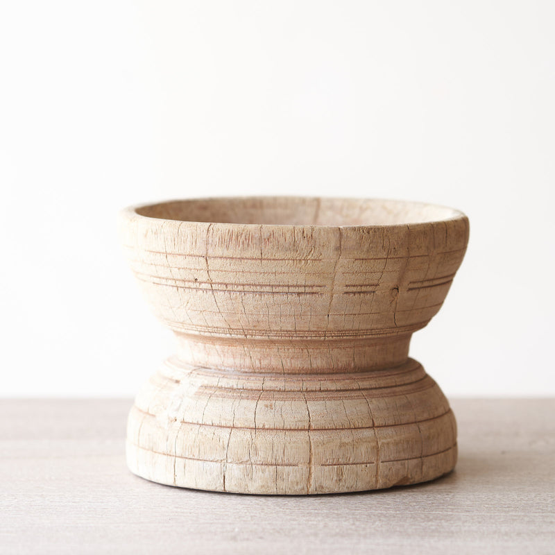 Vintage Binjani Candle Holder - Round