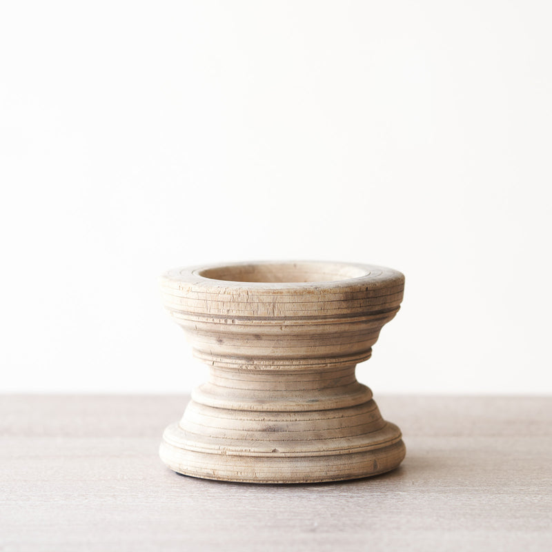 Vintage Binjani Candle Holder - Round