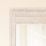 No. 8 | Vintage Carved Mirror - White