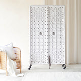 Vintage Teak Door | White