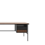 Oscar Desk | Teak - 2 Drawers (200cm)