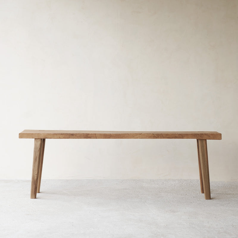 Rustic Java Teak Bench | Medium - Natural (150cm)