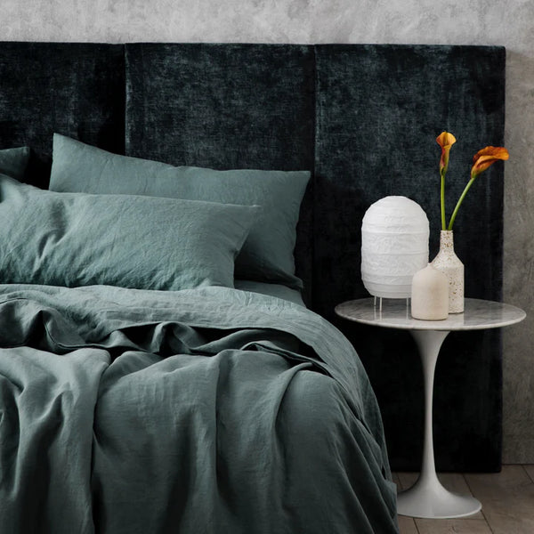 Linen Fitted Sheet Set | Bluestone