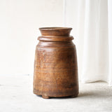 Vintage Wooden Pot - Large