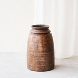 Vintage Wooden Pot - Large