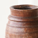 Vintage Wooden Pot - Large