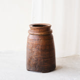Vintage Wooden Pot - Large