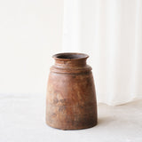 Vintage Wooden Pot - Large