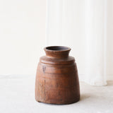Vintage Wooden Pot - Medium