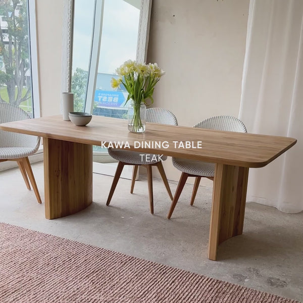 Teak Kawa Dining Table from Originals Furniture Singapore