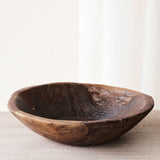Vintage Wooden Parat Bowl - Large