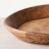 Vintage Wooden Parat Bowl - Large