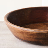 Vintage Wooden Parat Bowl - Large