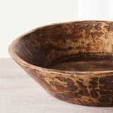 Vintage Wooden Parat Bowl - Large