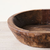 Vintage Wooden Parat Bowl - Medium
