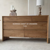 Norman Chest of Drawers | Teak (150cm)