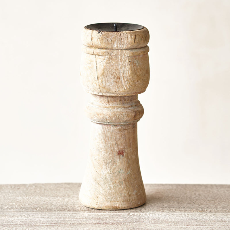 Wooden Candle Stand - Small