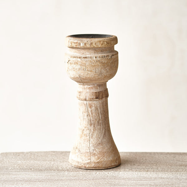 Wooden Candle Stand - Small