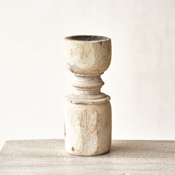 Wooden Candle Stand - Small