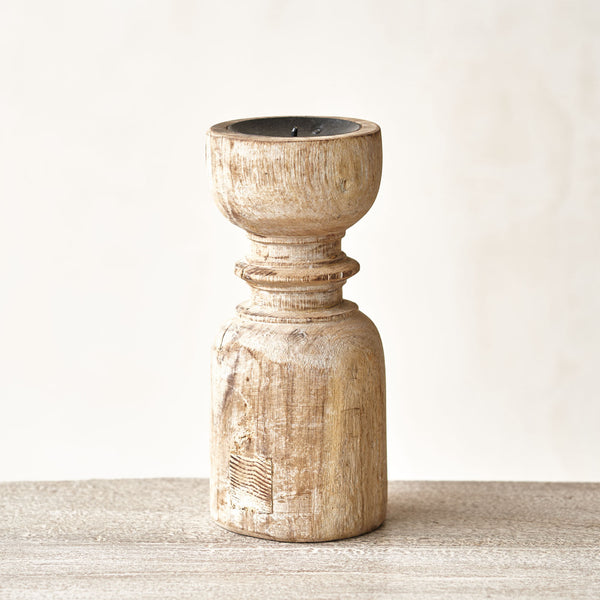 Wooden Candle Stand - Small